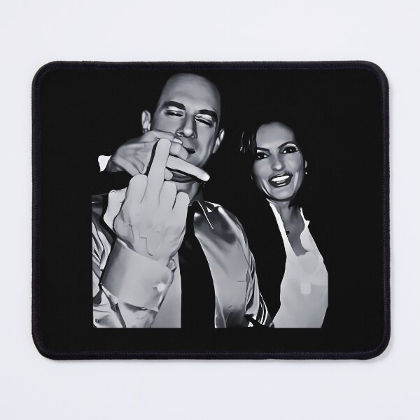 Item preview, Elliot S.t.a.b.l.e.r And O.l.i.v.i.a Benson Actors And Musicians Giving The Middle Finger Meme designed and sold by warda-shop.