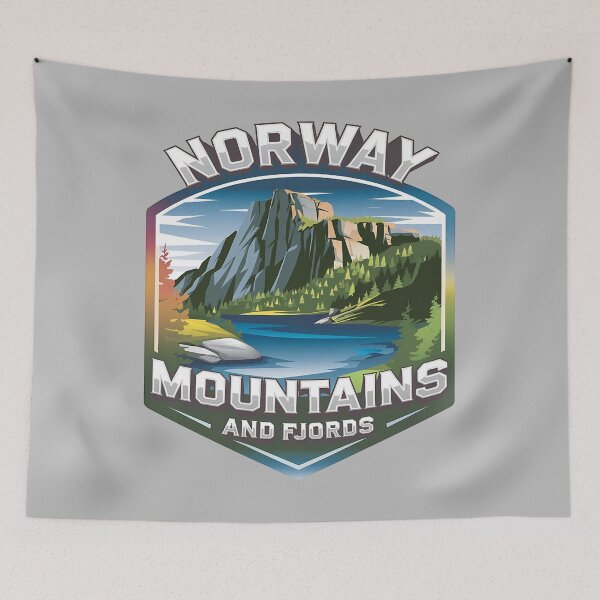 Item preview, Norway fjords - Norway - Norway mountains designed and sold by JansenGS.