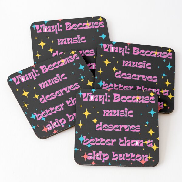 Item preview, Vinyl: Because music deserves better than a skip button Quote Nostalgic Retro Vintage designed and sold by ugsdesignS.