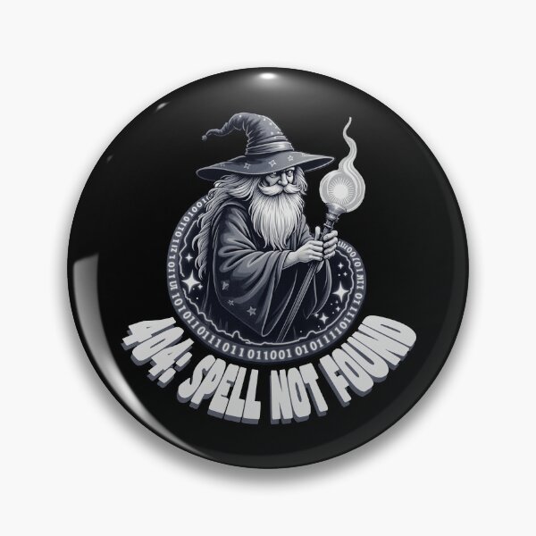 Item preview, Wizard 404 Error: Spell not Found designed and sold by AnAzArt.