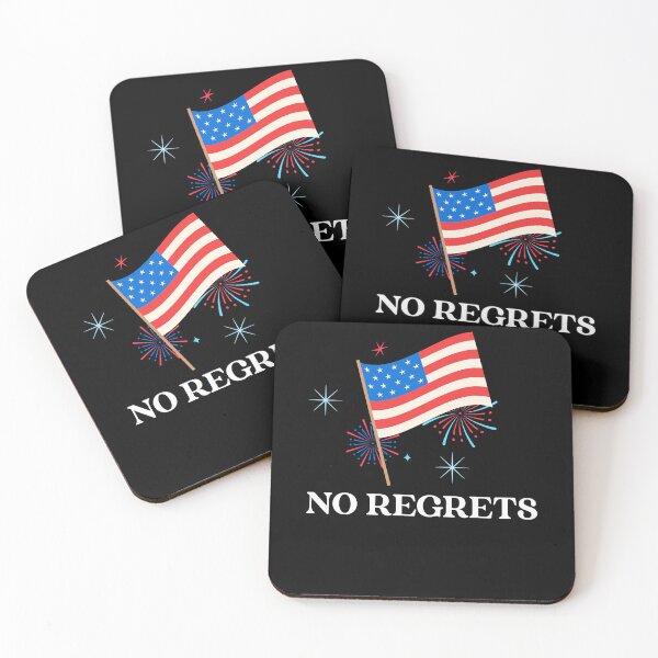Item preview, Travel USA NO REGRETS United States USA Travel T-Shirt designed and sold by All About Merch.