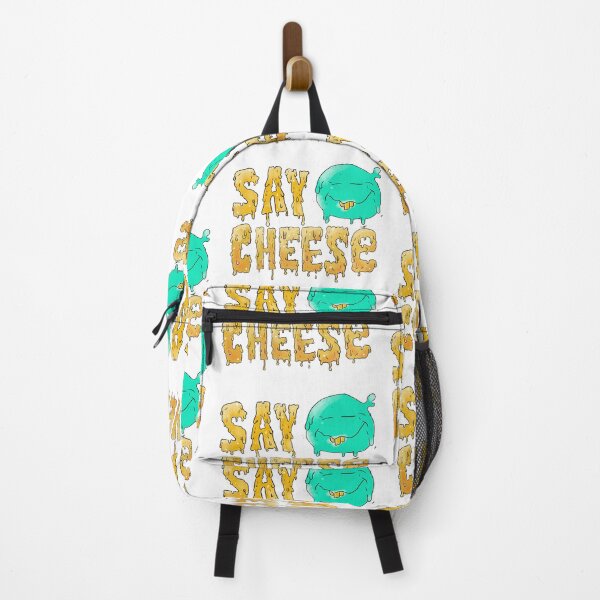Item preview, "SAY CHEESE" with green goofy face Illustration designed and sold by Arko  Ranger.