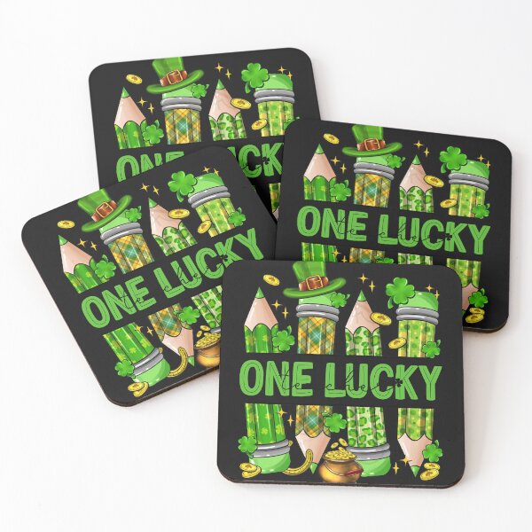Item preview, one lucky teacher St. Patrick_s Day pencils designed and sold by TalalosART.
