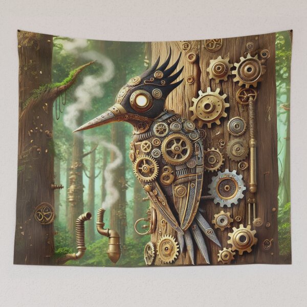 Item preview, Steampunk Woodpecker designed and sold by Sillytoe.