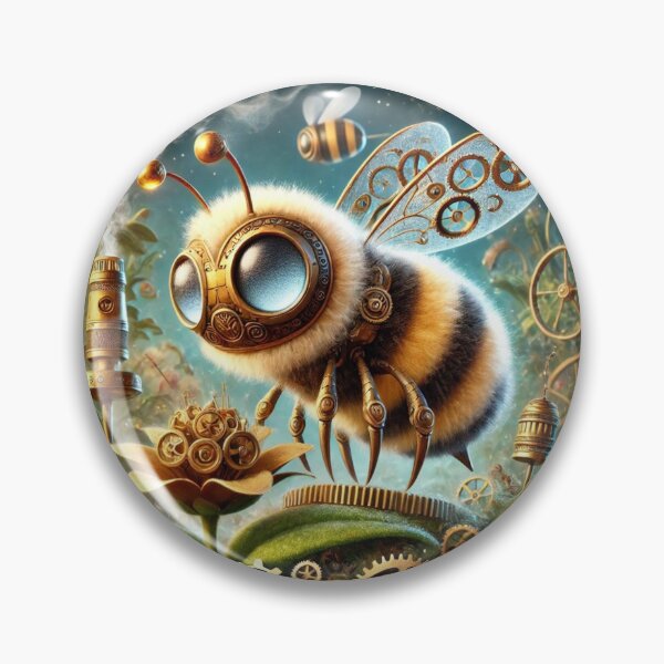 Item preview, Steampunk Wool Carder Bee designed and sold by Sillytoe.