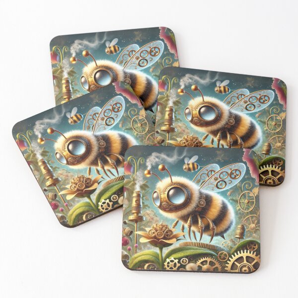 Item preview, Steampunk Wool Carder Bee designed and sold by Sillytoe.