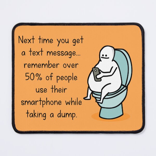 Item preview, Toilet texting designed and sold by hungryfatcat.