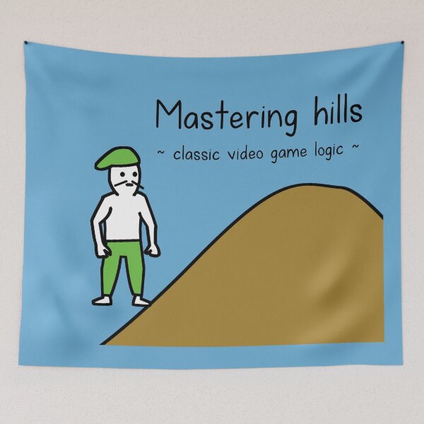 Item preview, Glitchy hill designed and sold by hungryfatcat.