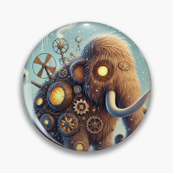 Item preview, Steampunk Woolly Mammoth designed and sold by Sillytoe.