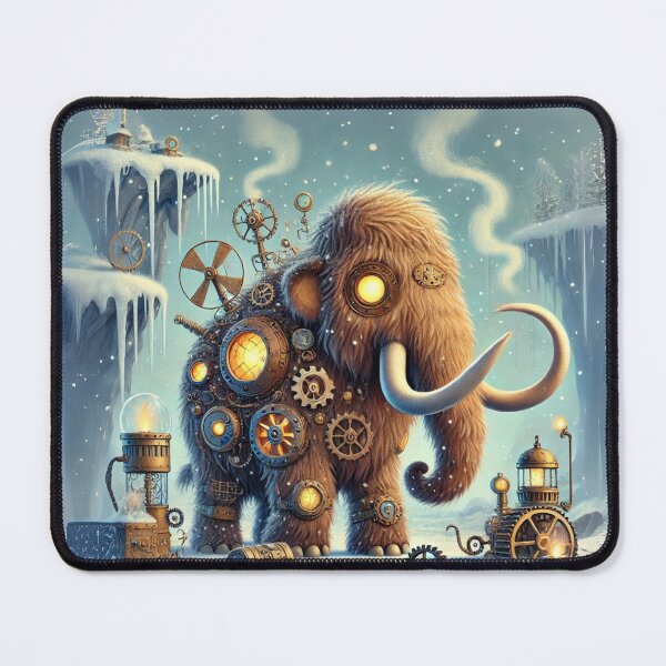 Item preview, Steampunk Woolly Mammoth designed and sold by Sillytoe.