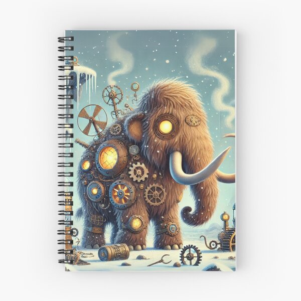Item preview, Steampunk Woolly Mammoth designed and sold by Sillytoe.