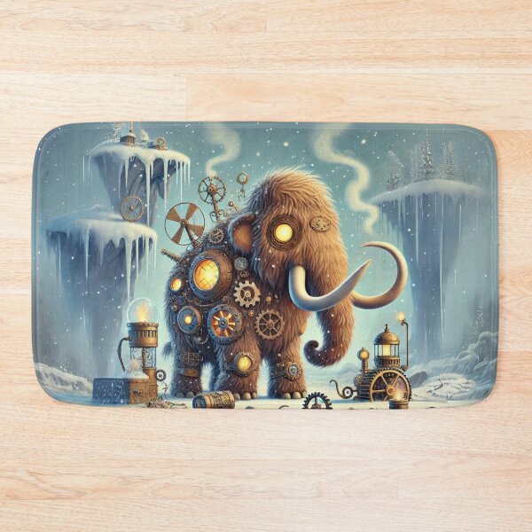 Item preview, Steampunk Woolly Mammoth designed and sold by Sillytoe.