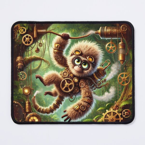 Item preview, Steampunk Woolly Monkey designed and sold by Sillytoe.