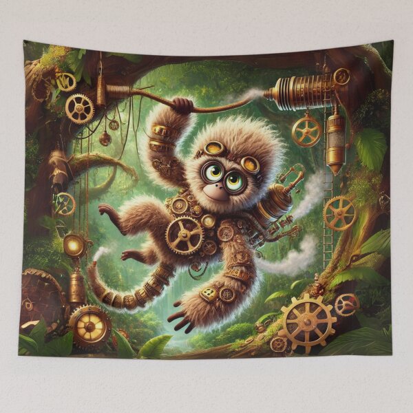 Item preview, Steampunk Woolly Monkey designed and sold by Sillytoe.