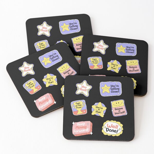 Item preview, Self Care Set - Positive Quote - Self Kindness designed and sold by patternjp.