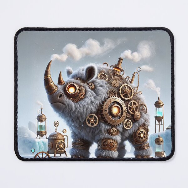 Item preview, Steampunk Woolly Rhinoceros designed and sold by Sillytoe.