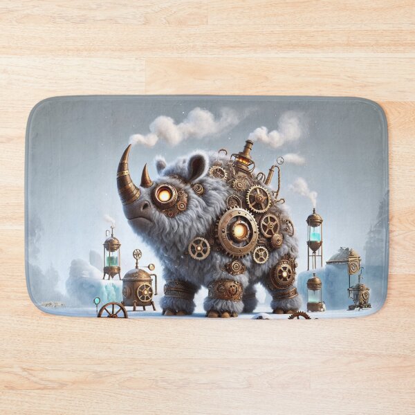 Item preview, Steampunk Woolly Rhinoceros designed and sold by Sillytoe.