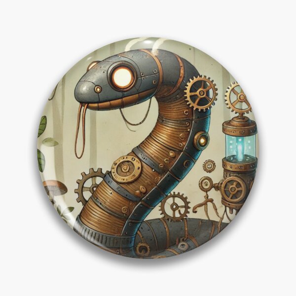 Item preview, Steampunk Worm Snake designed and sold by Sillytoe.