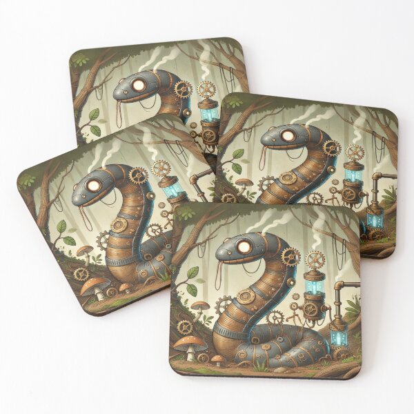Item preview, Steampunk Worm Snake designed and sold by Sillytoe.