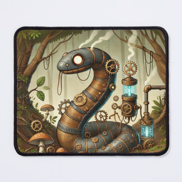 Item preview, Steampunk Worm Snake designed and sold by Sillytoe.