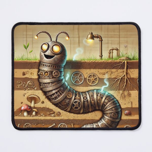 Item preview, Steampunk Worm designed and sold by Sillytoe.