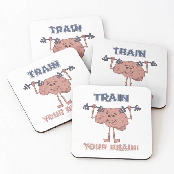 Item preview, Train Your Brain - Funny Neuroscience Quote Gift   designed and sold by PenXGift.