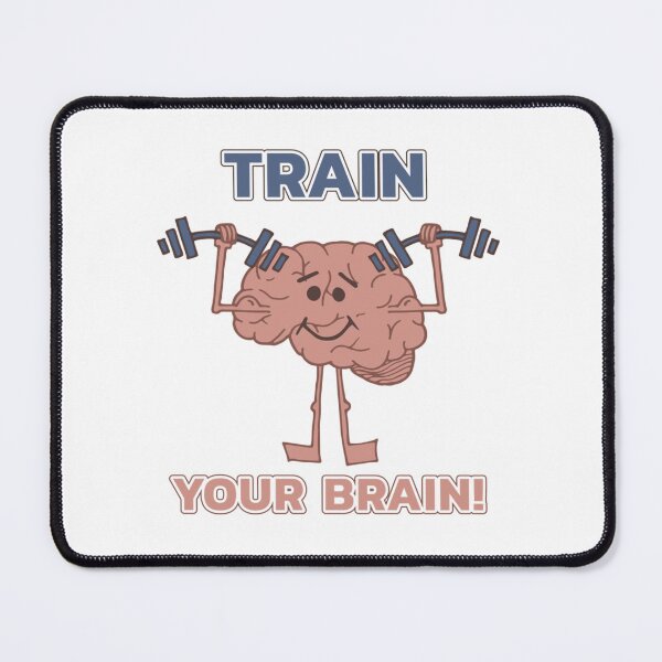 Item preview, Train Your Brain - Funny Neuroscience Quote Gift designed and sold by PenXGift.