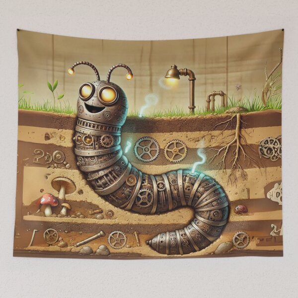 Item preview, Steampunk Worm designed and sold by Sillytoe.