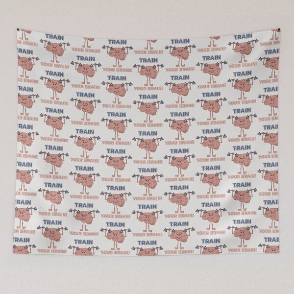 Item preview, Train Your Brain - Funny Neuroscience Quote Gift   designed and sold by PenXGift.