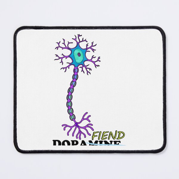 Item preview, Neuron Dopamine Fiend - Science Pun designed and sold by PenXGift.