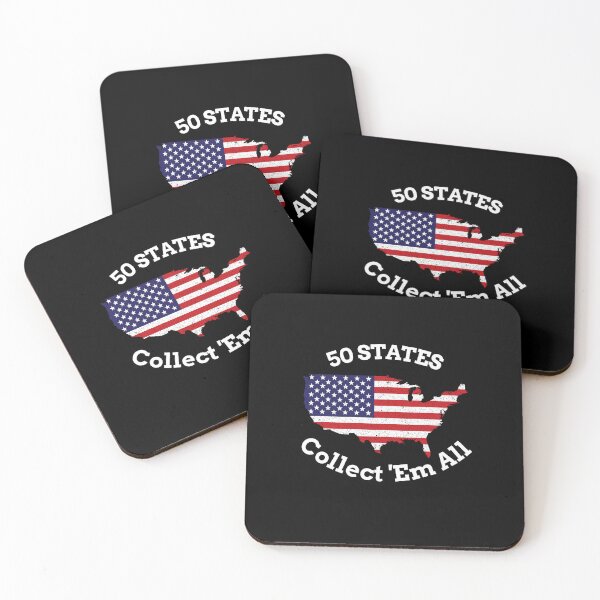 Item preview, 50 States Collect Em All United States USA Travel T-Shirt designed and sold by All About Merch.
