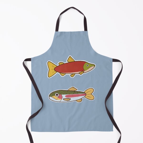 Item preview, Rainbow Trout and Sockeye Salmon Fish Sticker Pack designed and sold by sarahweber.art.