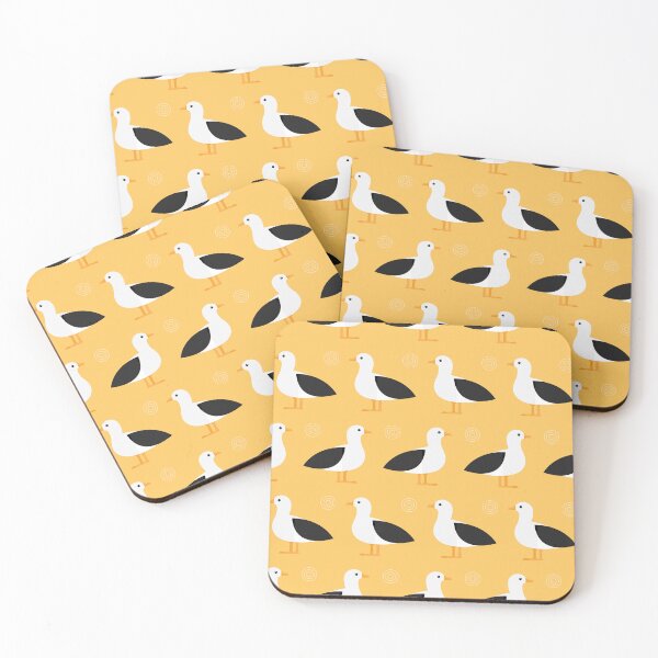 Item preview, Albatrosses on yellow designed and sold by reneesillus.