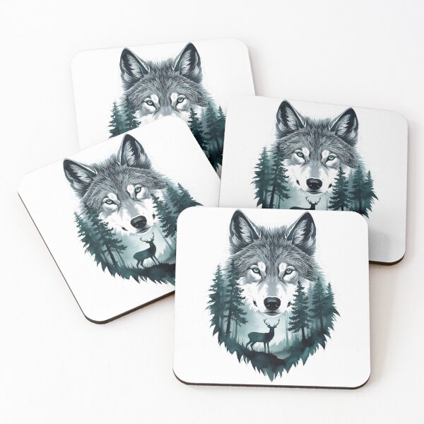 Item preview, Lone wolf silhouette  designed and sold by  Any Mood Designs.