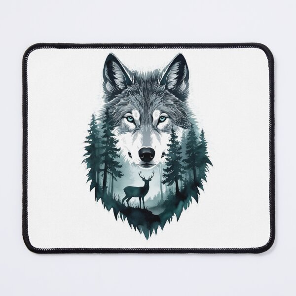 Item preview, Lone wolf silhouette  designed and sold by  Any Mood Designs.