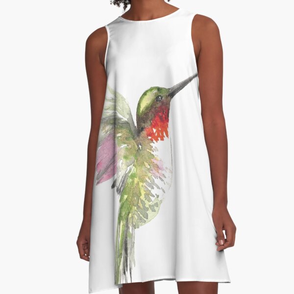 Item preview, Watercolor Hummingbird designed and sold by LadyBird-87.