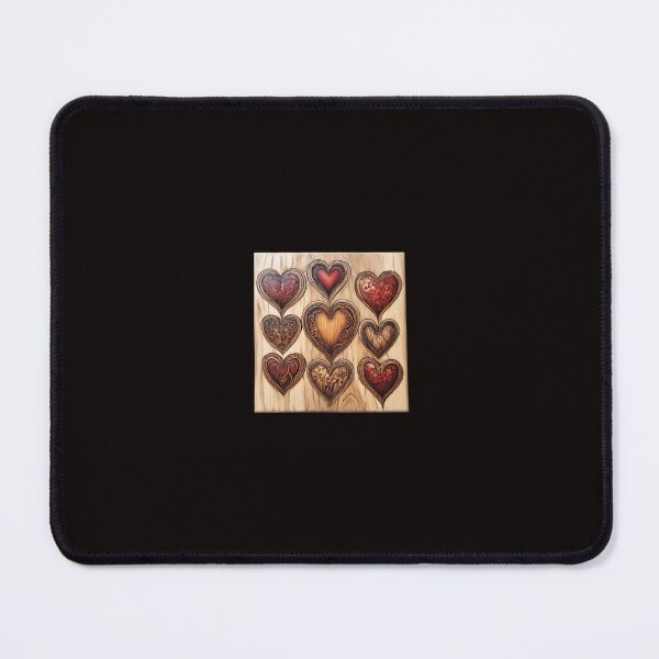 Item preview, 9 Hearts Pyrography designed and sold by Monika Turemka.