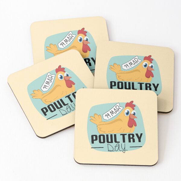 Item preview, 19 March Poultry Day - Wacky Holidays designed and sold by ChemicalXShop.
