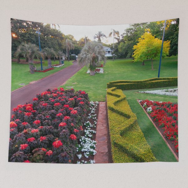 Item preview, Historical Photo of a Garden at Laurel Bank Park, Toowoomba.  designed and sold by RussJenkins.
