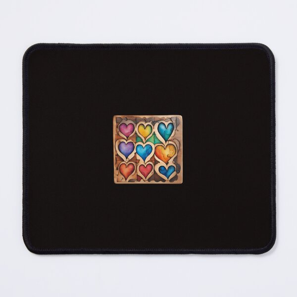 Item preview, Colours hearts Pyrography designed and sold by Monika Turemka.