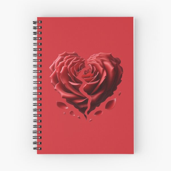 Item preview, Broken Heart-shaped Rose, Mahogany Background, Big Pattern designed and sold by Gaborai.