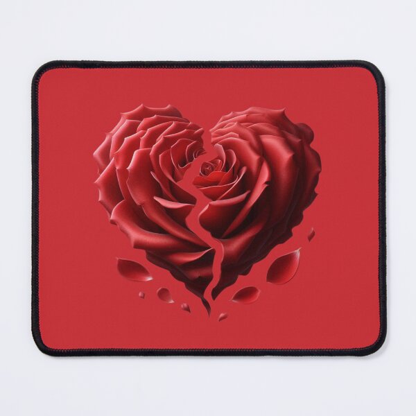 Item preview, Broken Heart-shaped Rose, Mahogany Background, Big Pattern designed and sold by Gaborai.