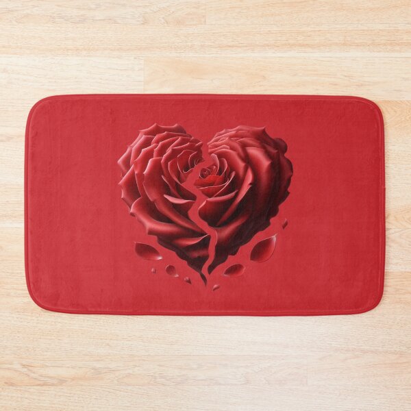 Item preview, Broken Heart-shaped Rose, Mahogany Background, Big Pattern designed and sold by Gaborai.