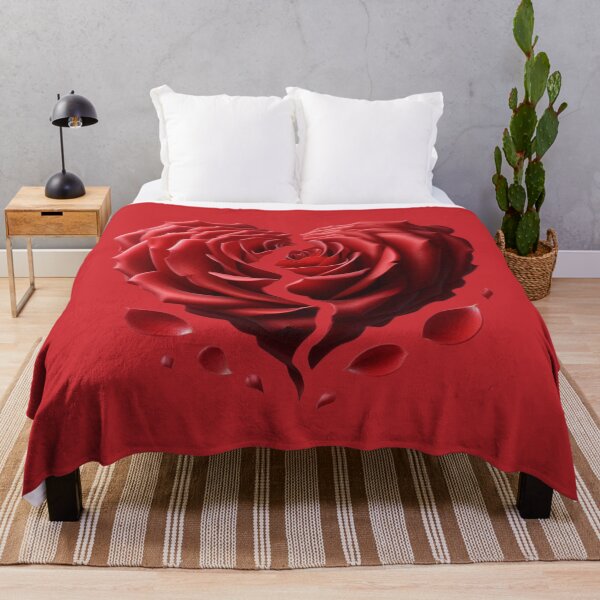 Item preview, Broken Heart-shaped Rose, Mahogany Background, Big Pattern designed and sold by Gaborai.