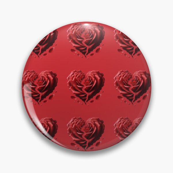 Item preview, Broken Heart-shaped Rose, Mahogany Background, Small Pattern designed and sold by Gaborai.