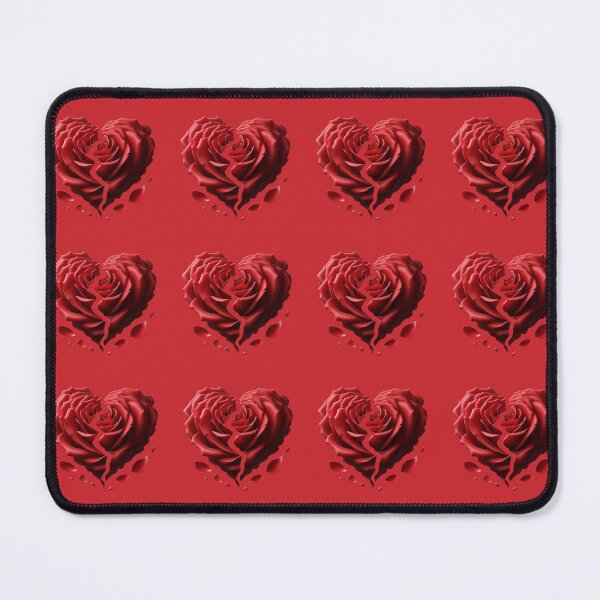 Item preview, Broken Heart-shaped Rose, Mahogany Background, Small Pattern designed and sold by Gaborai.