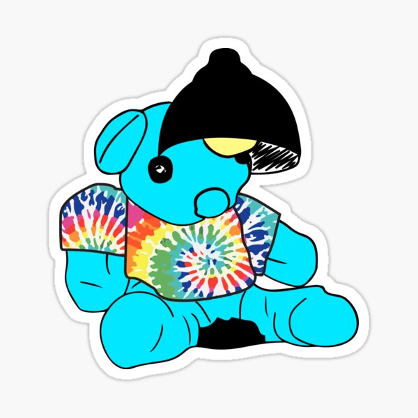 Tie Dye Blueno Sticker