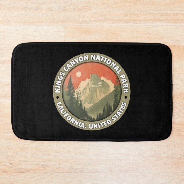 Item preview, Kings Canyon National Park Vintage Badge – Minimalist Travel Emblem designed and sold by Stylish Grapefruit Familia.