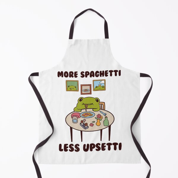 Item preview, Frog Savoring A Plate Of Pasta More Spaghetti Less Upsetti designed and sold by Galactic-Sketch.