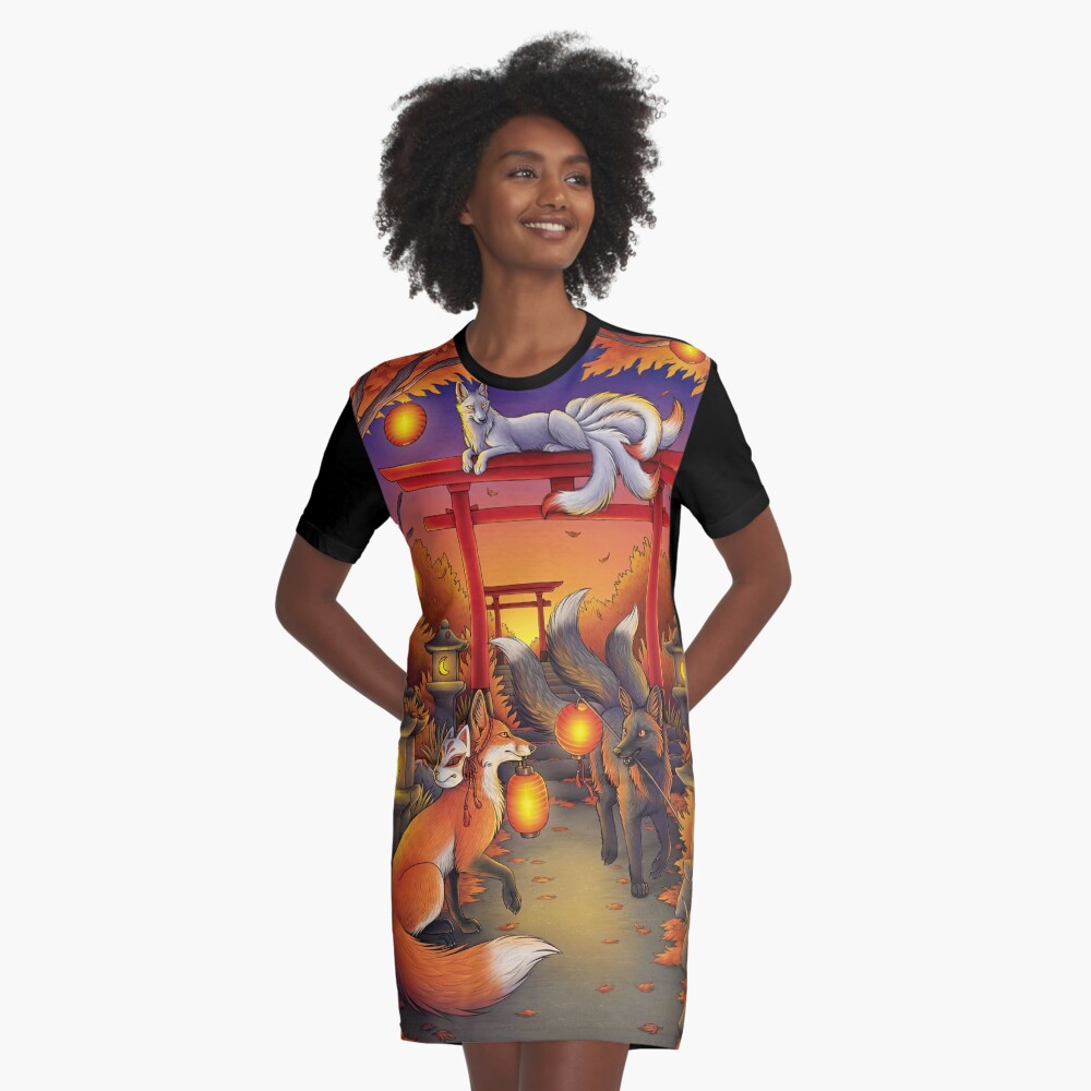 Item preview, Graphic T-Shirt Dress designed and sold by lyndseygreen.